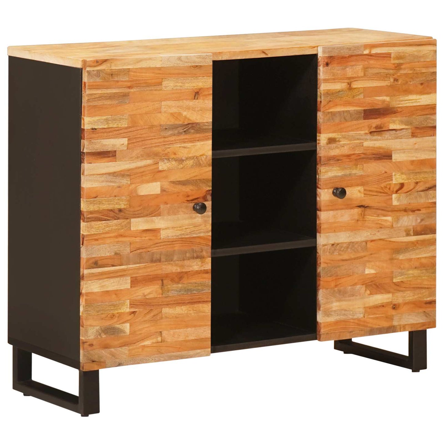 Bijzetkast met lade Bruin 90 x 33 x 75 cm Massief Mango Hout is nu te koop bij PeponiXL, paradijselijk wonen!