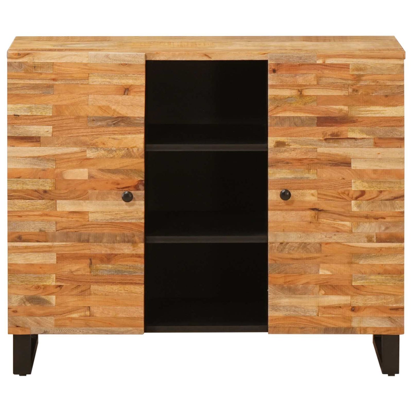 Bijzetkast met lade Bruin 90 x 33 x 75 cm Massief Mango Hout is nu te koop bij PeponiXL, paradijselijk wonen!