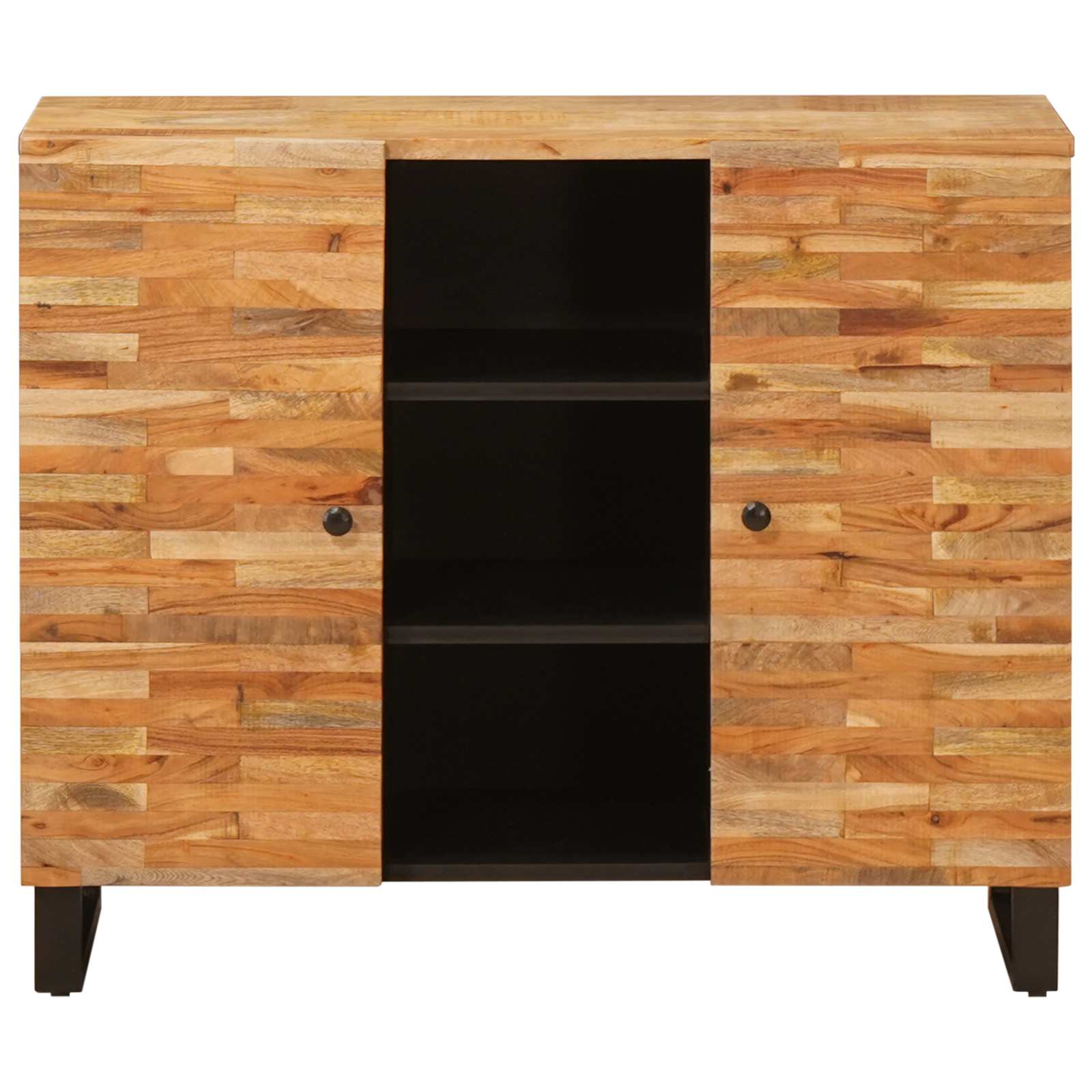 Bijzetkast met lade Bruin 90 x 33 x 75 cm Massief Mango Hout is nu te koop bij PeponiXL, paradijselijk wonen!