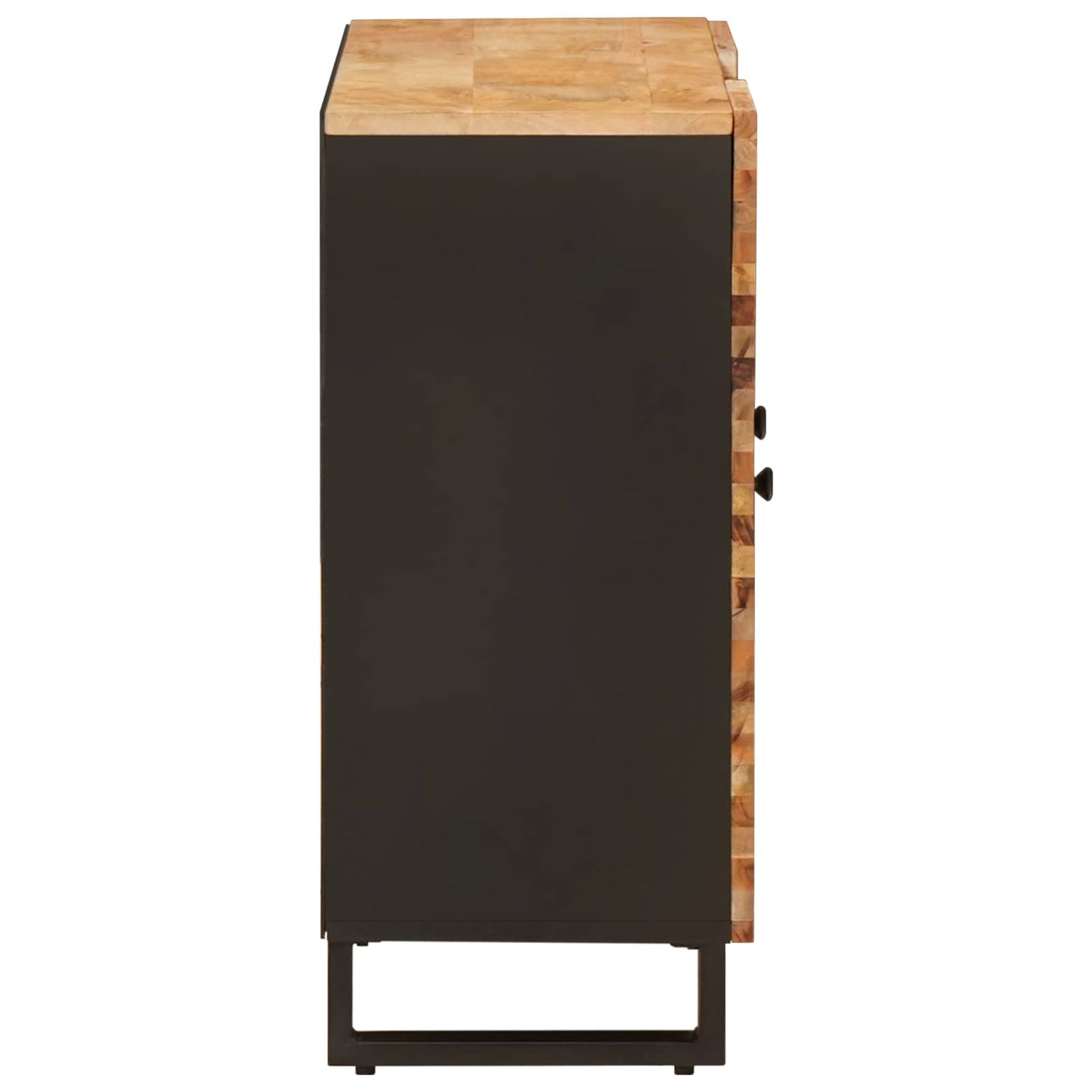 Bijzetkast met lade Bruin 90 x 33 x 75 cm Massief Mango Hout is nu te koop bij PeponiXL, paradijselijk wonen!