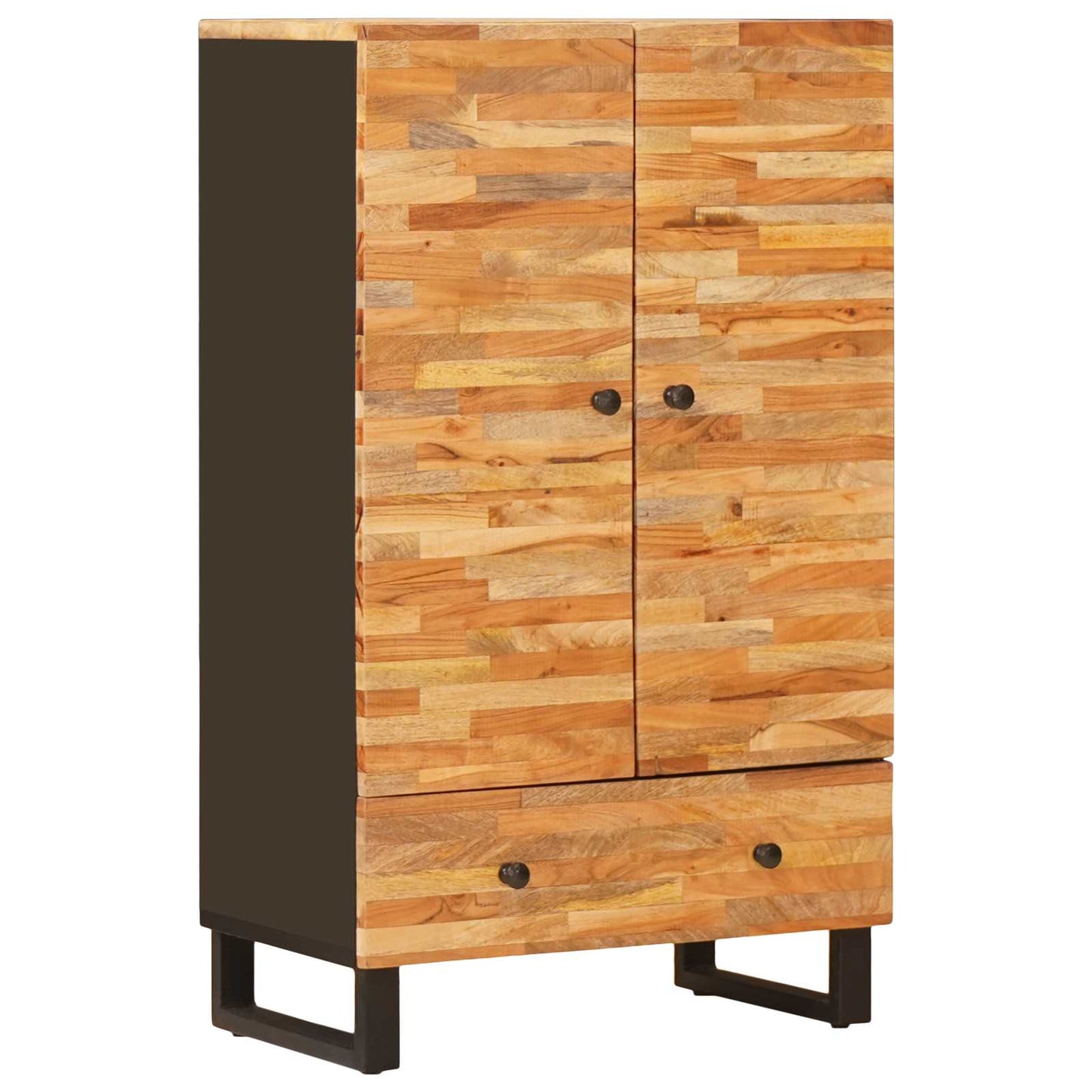Opberg Highboard Bruin 60 x 33 x 100 cm Massief Mango Hout is nu te koop bij PeponiXL, paradijselijk wonen!