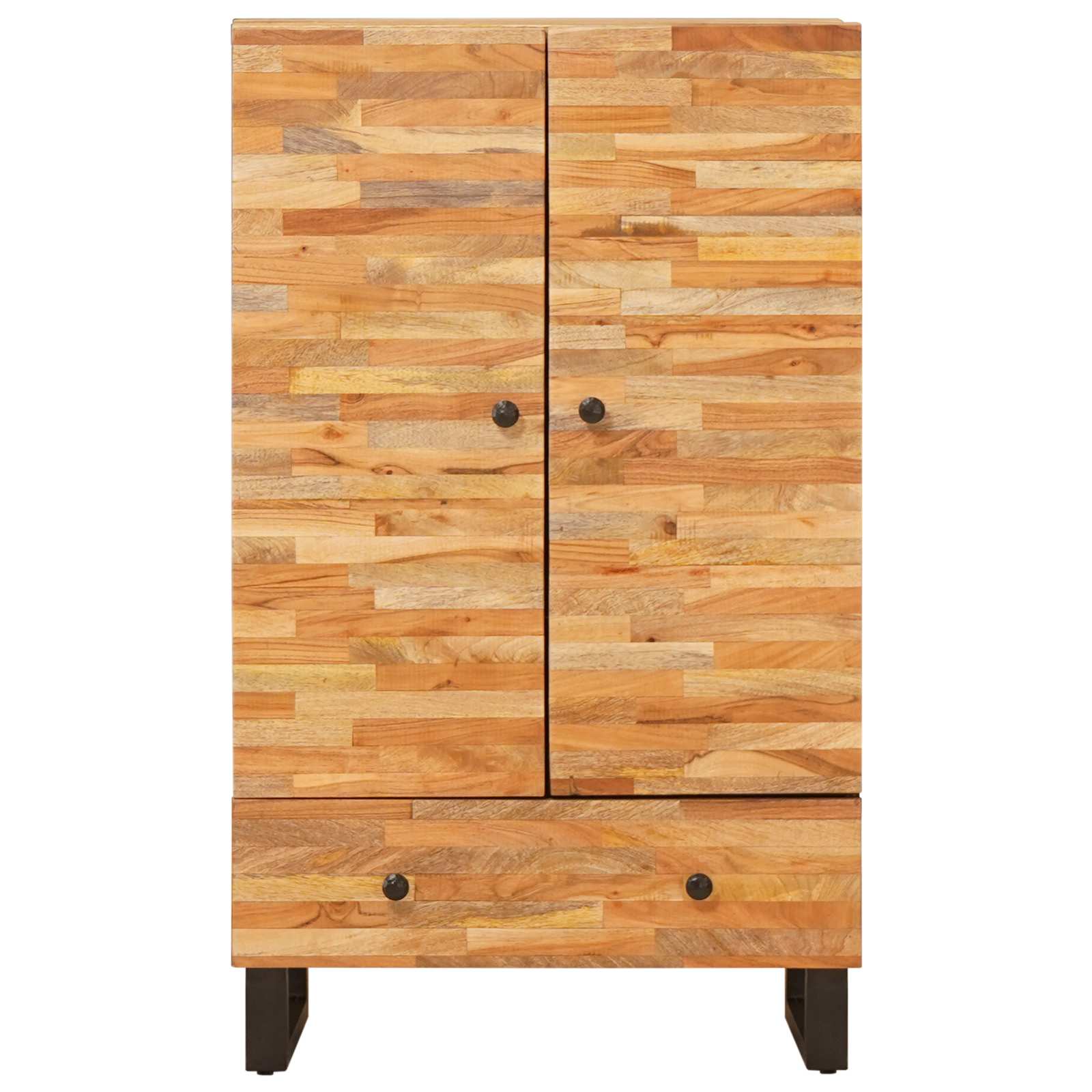 Opberg Highboard Bruin 60 x 33 x 100 cm Massief Mango Hout is nu te koop bij PeponiXL, paradijselijk wonen!