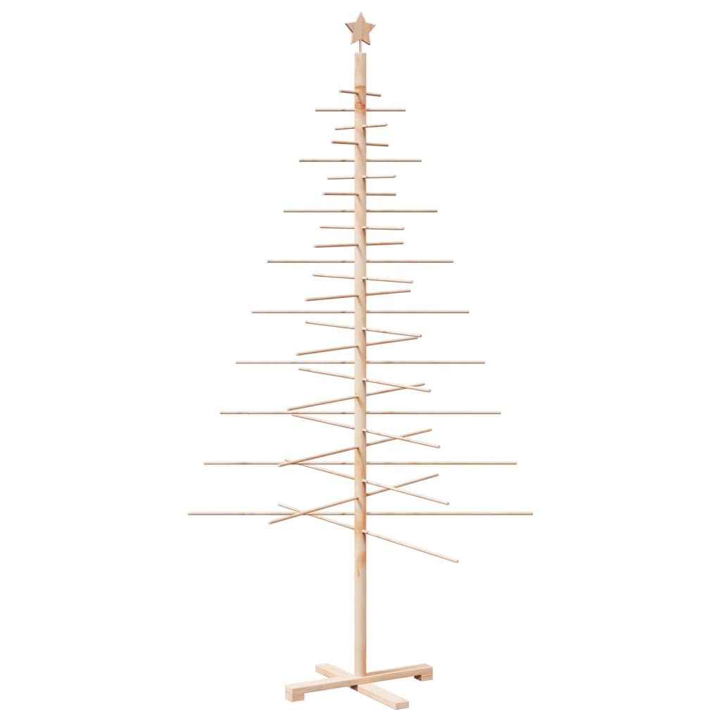 Kerstdecoratie kerstboom 210 cm massief grenenhout is nu te koop bij PeponiXL, paradijselijk wonen!