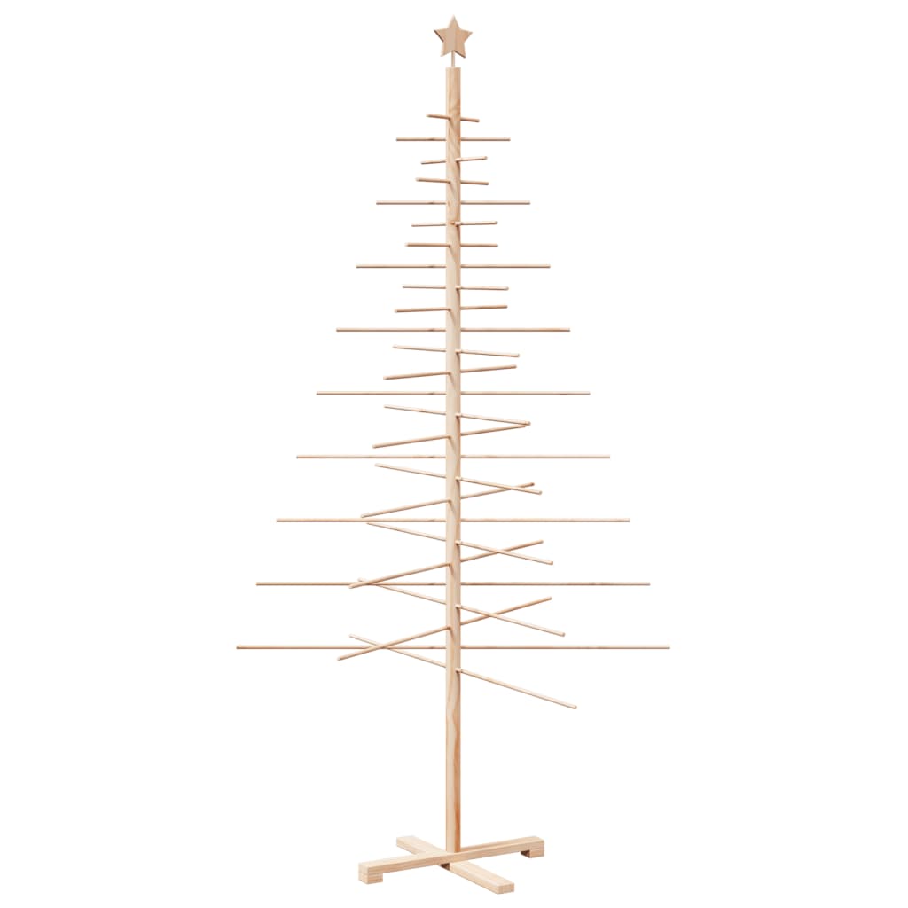 Kerstdecoratie kerstboom 210 cm massief grenenhout is nu te koop bij PeponiXL, paradijselijk wonen!