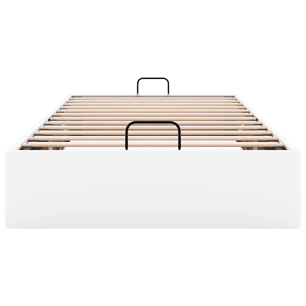 Bedframe zonder matras 80x200 cm kunstleer wit