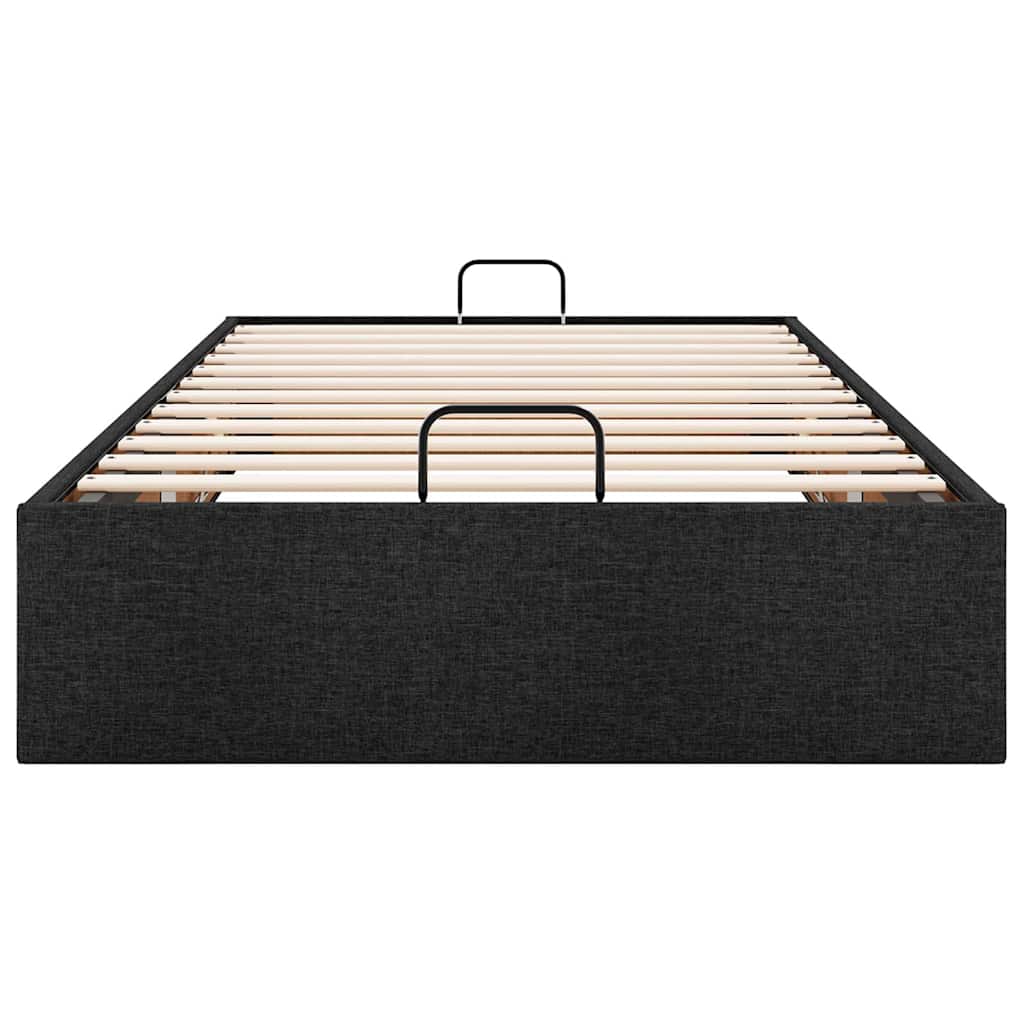 Bedframe zonder matras 90x190 cm stof zwart is nu te koop bij PeponiXL, paradijselijk wonen!