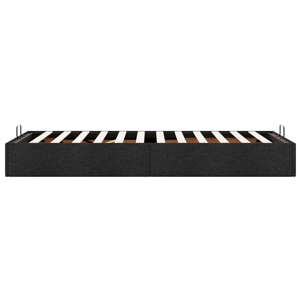 Bedframe zonder matras 90x190 cm stof zwart is nu te koop bij PeponiXL, paradijselijk wonen!