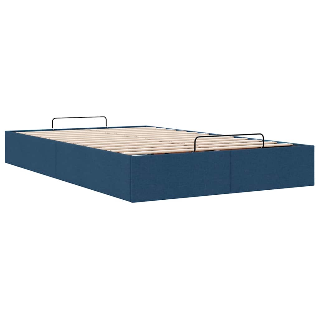 Bedframe zonder matras 120x200 cm stof blauw is nu te koop bij PeponiXL, paradijselijk wonen!