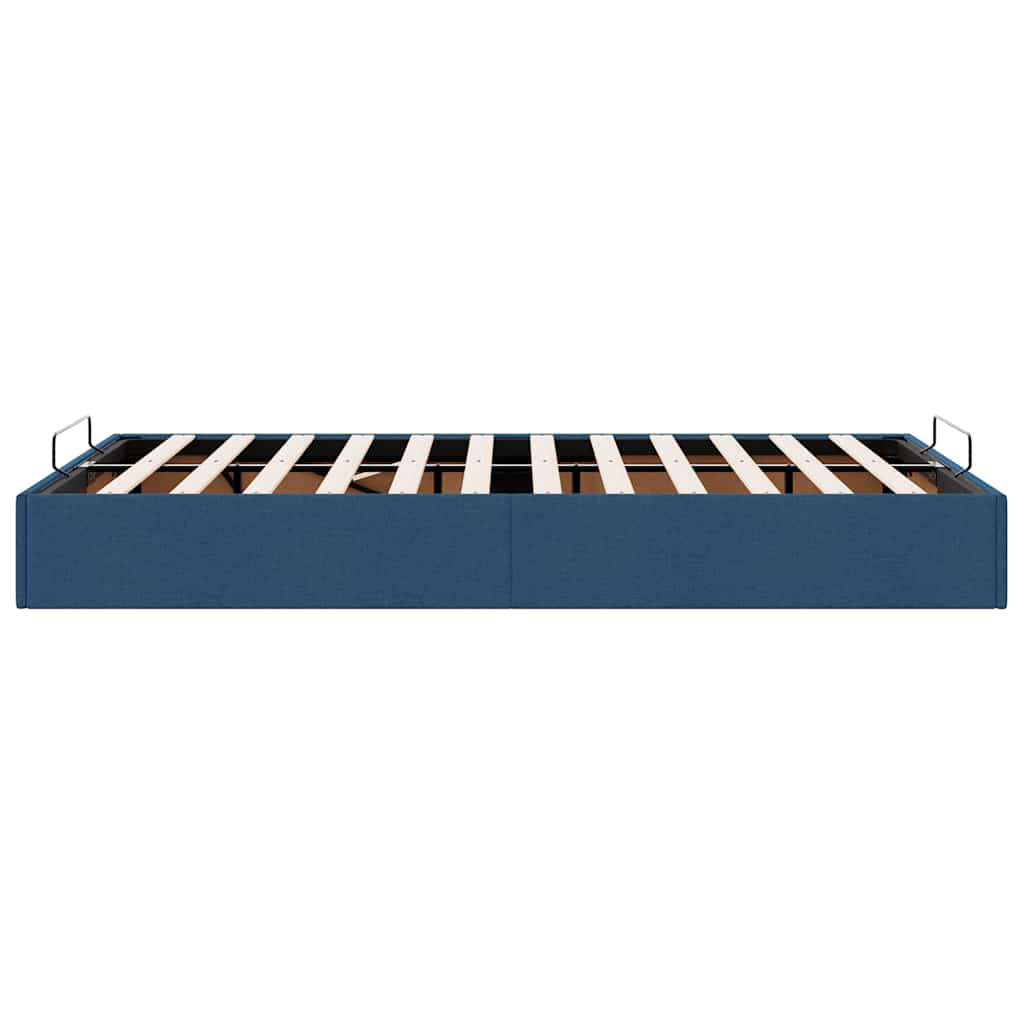 Bedframe zonder matras 120x200 cm stof blauw is nu te koop bij PeponiXL, paradijselijk wonen!