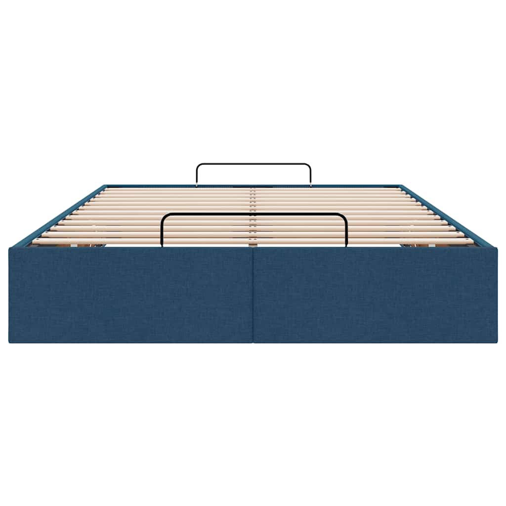 Bedframe zonder matras 120x200 cm stof blauw is nu te koop bij PeponiXL, paradijselijk wonen!