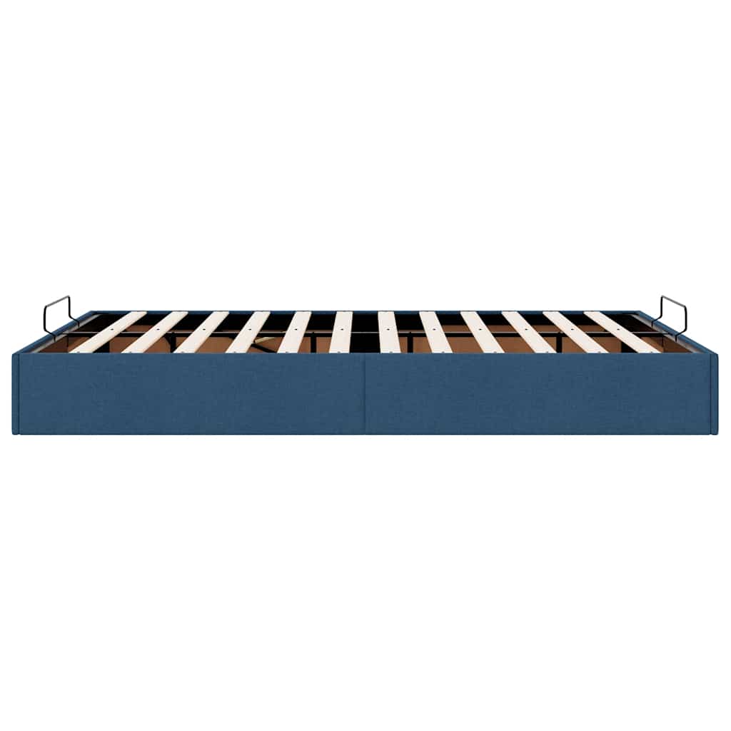 Bedframe zonder matras 140x200 cm stof blauw is nu te koop bij PeponiXL, paradijselijk wonen!