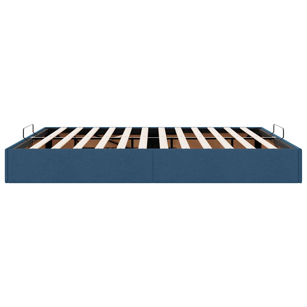 Bedframe zonder matras 160x200 cm stof blauw is nu te koop bij PeponiXL, paradijselijk wonen!