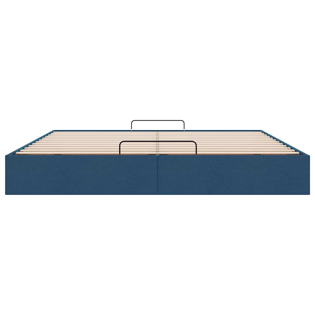 Bedframe zonder matras 180x200 cm stof blauw is nu te koop bij PeponiXL, paradijselijk wonen!
