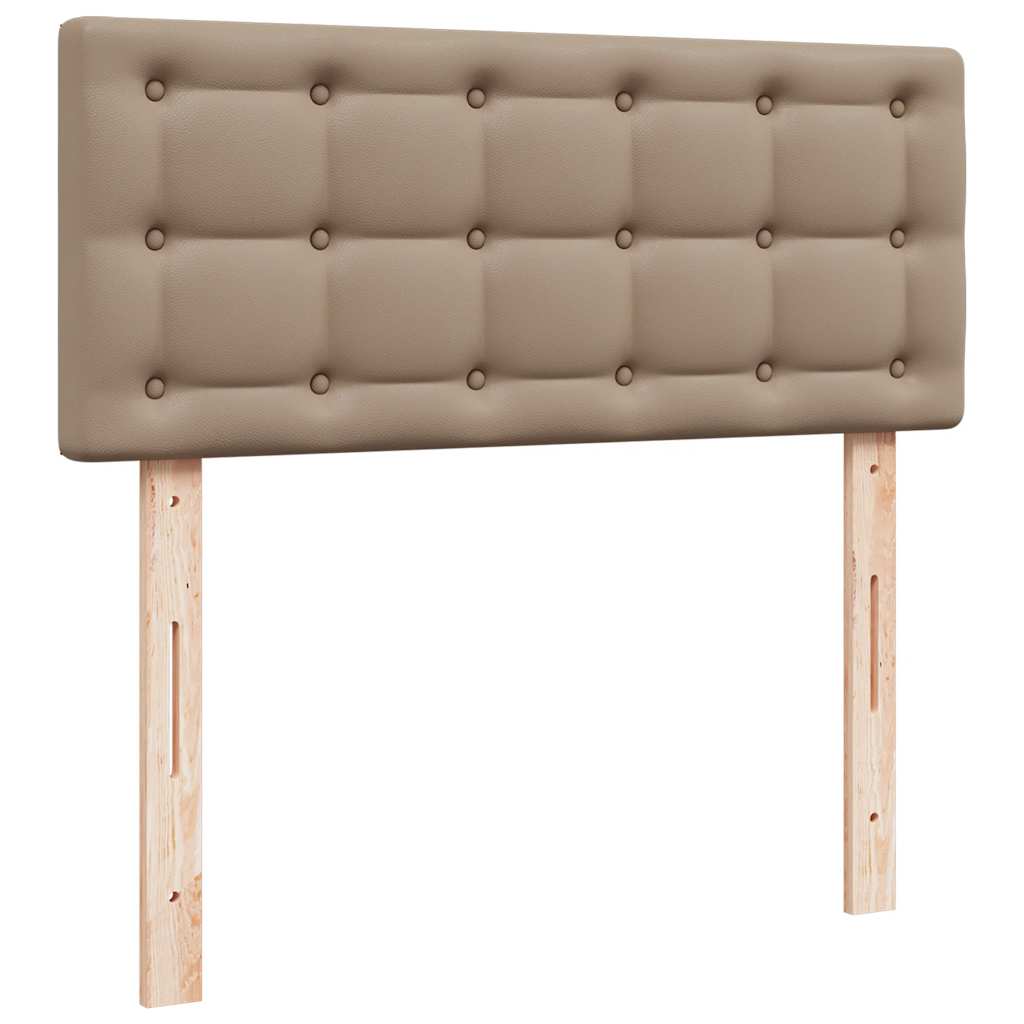 Ottoman bed met matras 120x200cm kunstleer cappuccinokleurig is nu te koop bij PeponiXL, paradijselijk wonen!