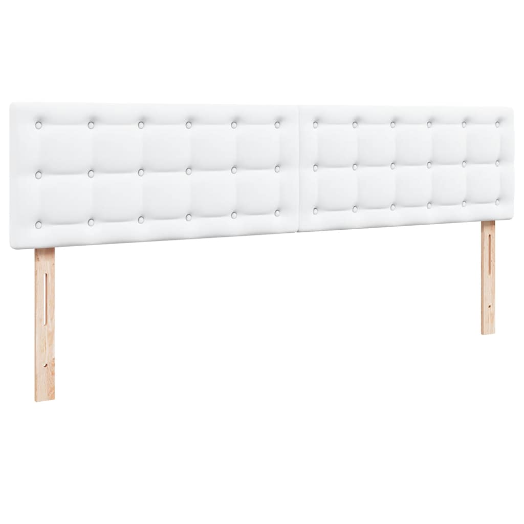 Ottoman bed met matras 160x200cm kunstleer wit is nu te koop bij PeponiXL, paradijselijk wonen!