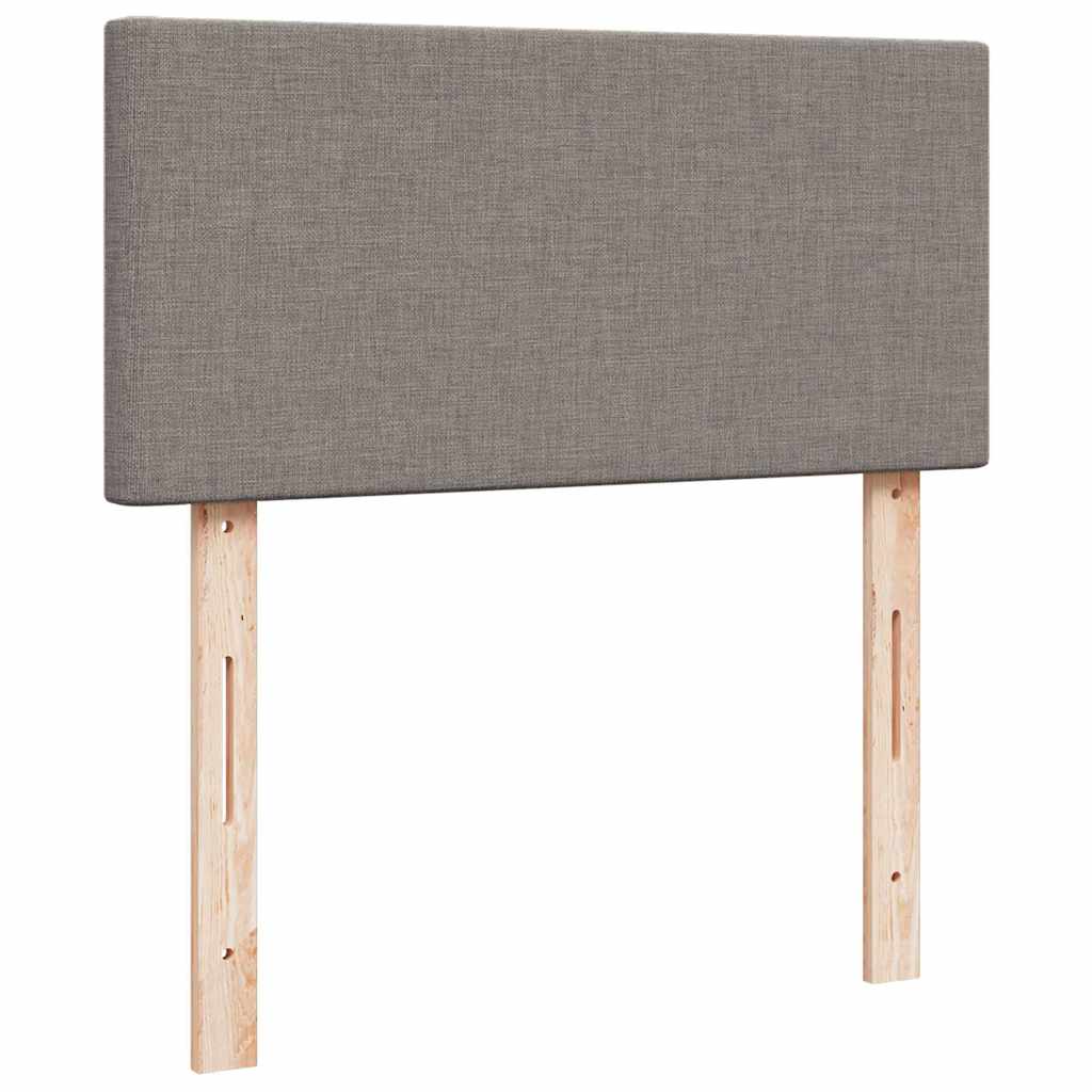 Ottoman bed met matras 80x200cm stof taupe is nu te koop bij PeponiXL, paradijselijk wonen!