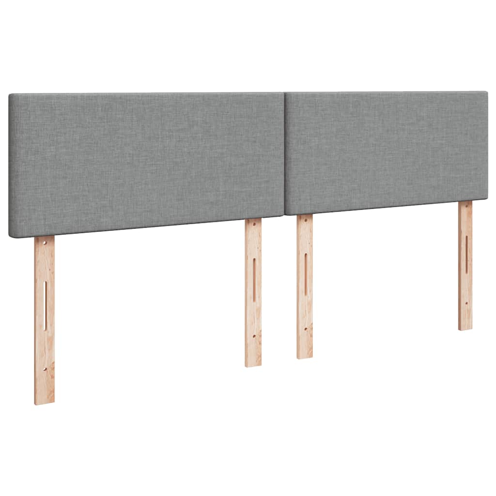 Ottoman bed met matras 180x200cm stof lichtgrijs is nu te koop bij PeponiXL, paradijselijk wonen!