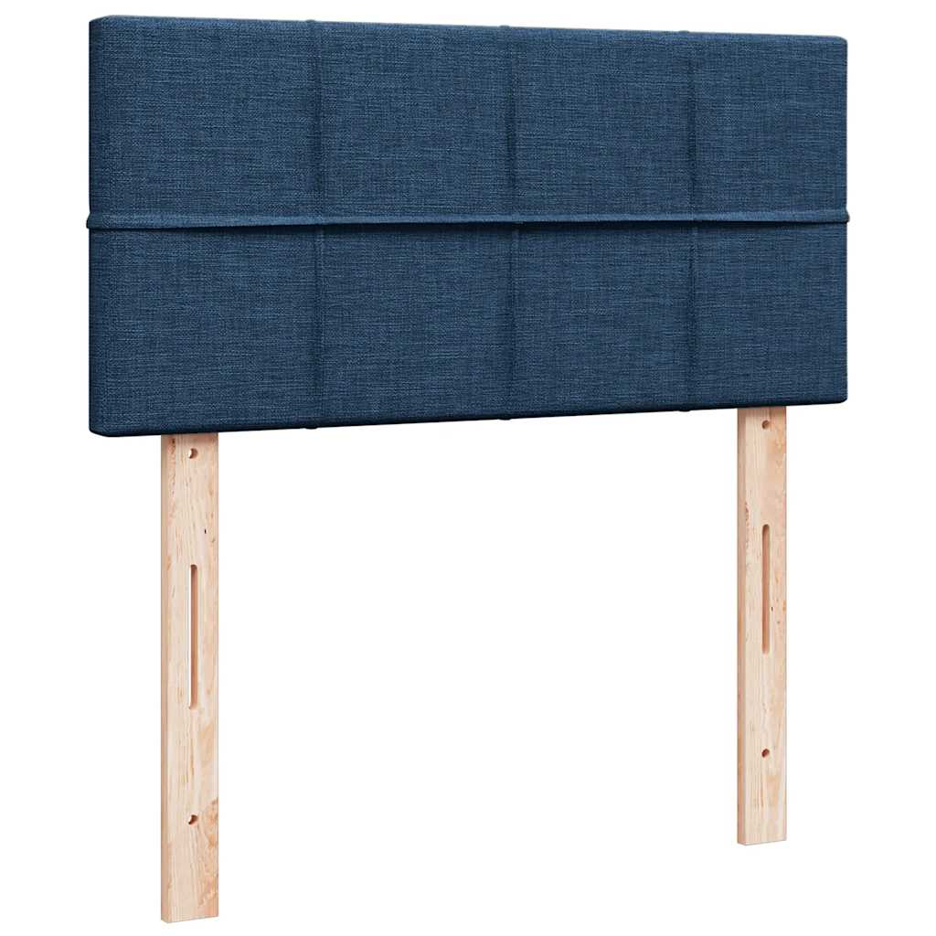 Ottoman bed met matras 80x200cm stof blauw is nu te koop bij PeponiXL, paradijselijk wonen!