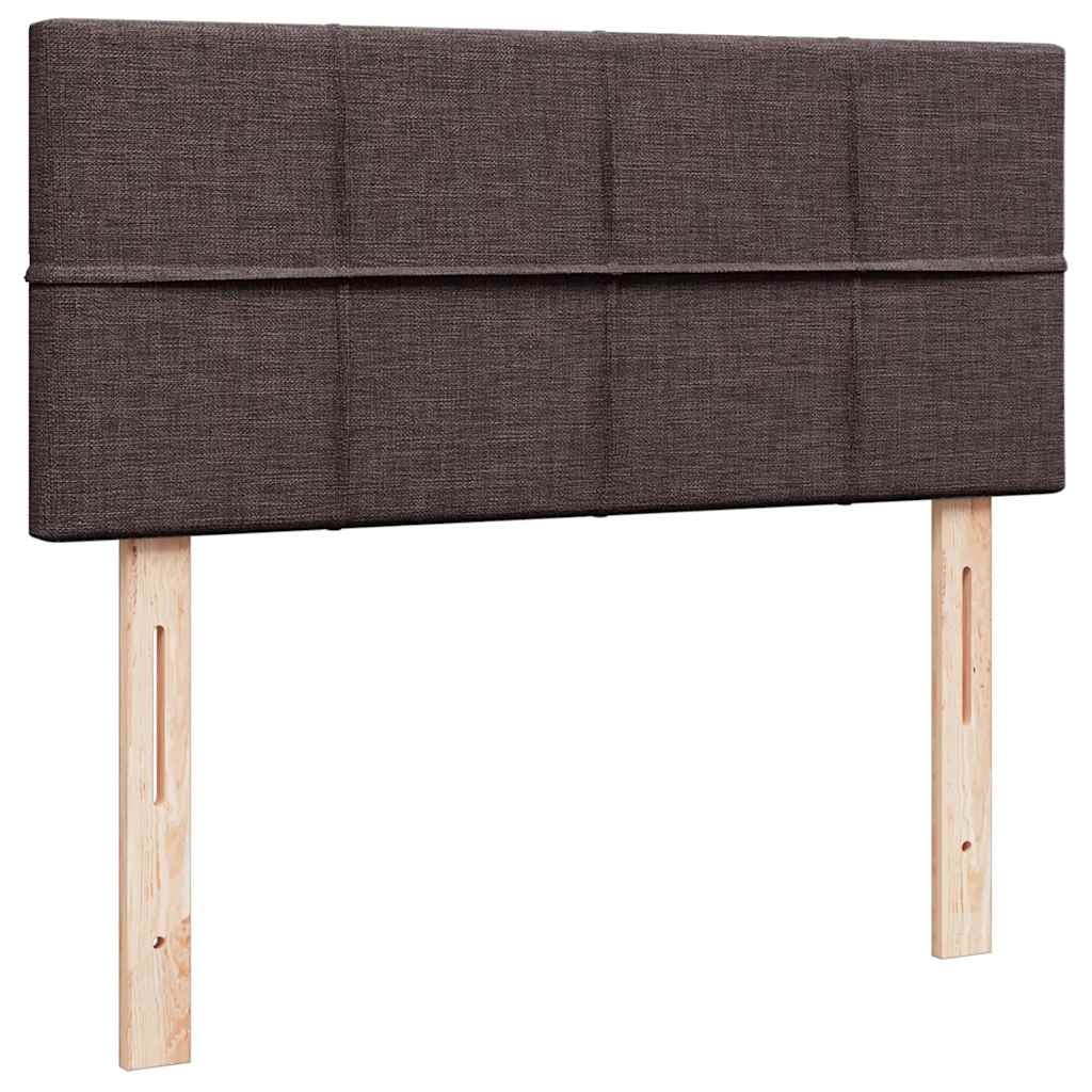 Ottoman bed met matras 120x190 cm stof donkerbruin is nu te koop bij PeponiXL, paradijselijk wonen!