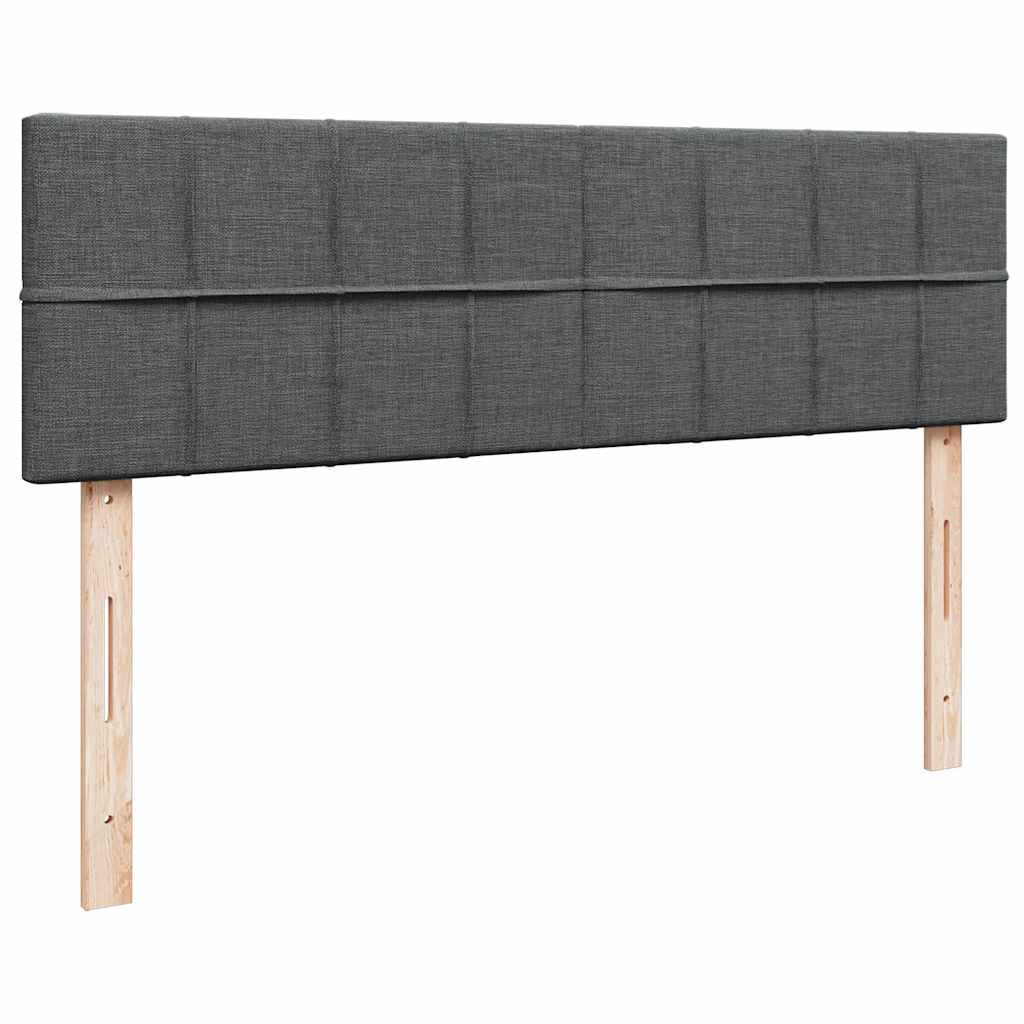 Bed met matras 140x190 cm stof donkergrijs is nu te koop bij PeponiXL, paradijselijk wonen!
