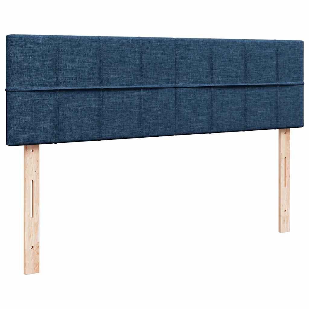 Bed met matras 140x190 cm stof blauw is nu te koop bij PeponiXL, paradijselijk wonen!