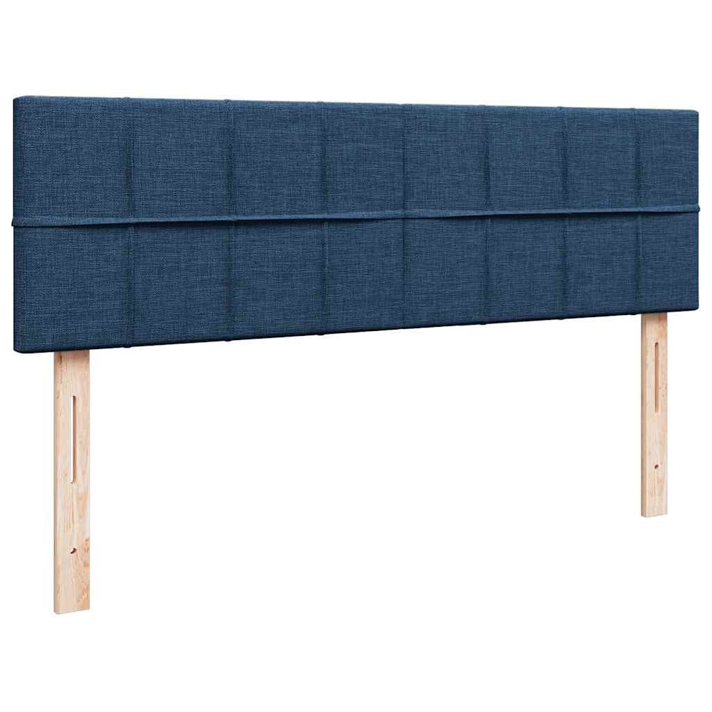 Ottoman bed met matras 140x200cm stof blauw is nu te koop bij PeponiXL, paradijselijk wonen!