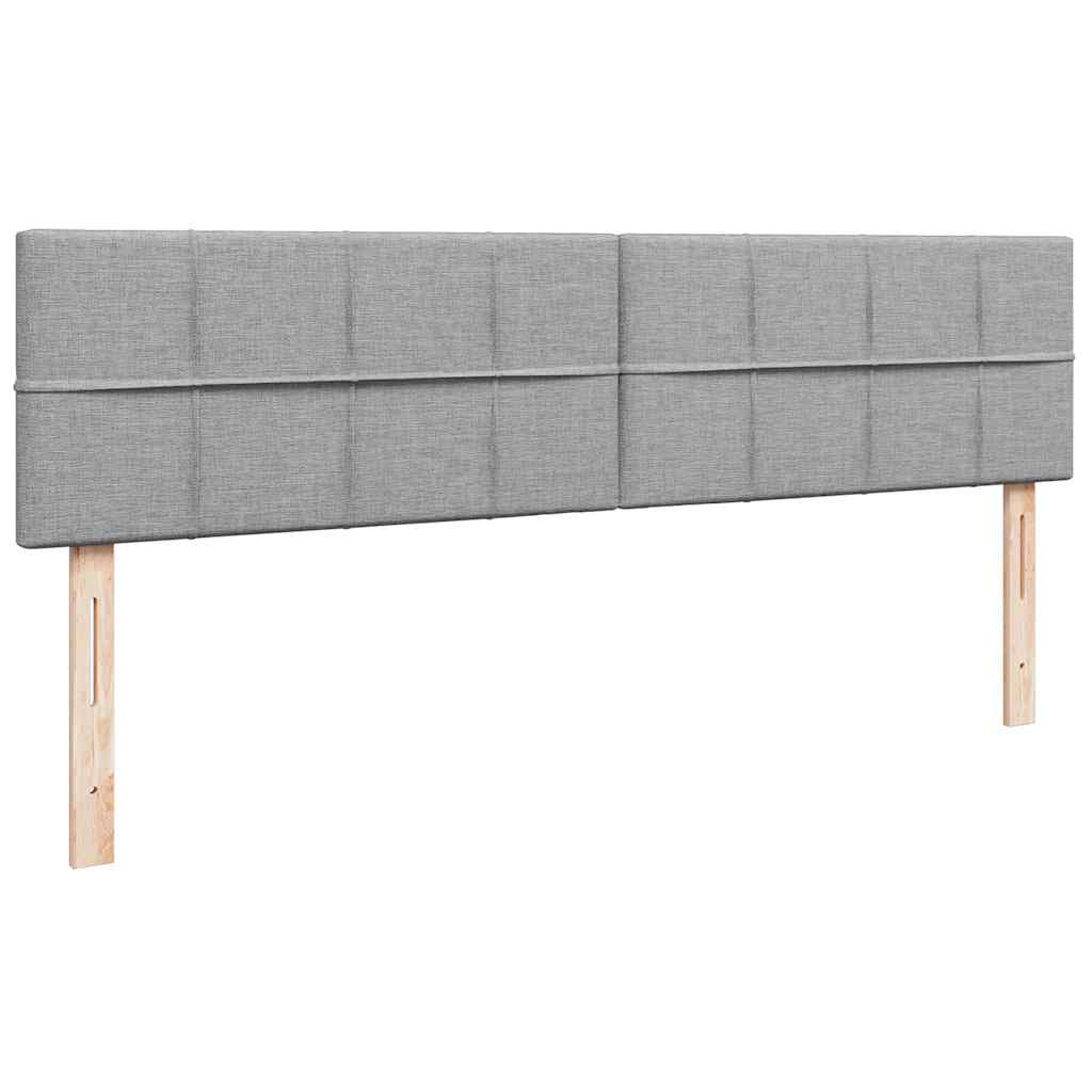 Ottoman bed met matras 180x200cm stof lichtgrijs is nu te koop bij PeponiXL, paradijselijk wonen!