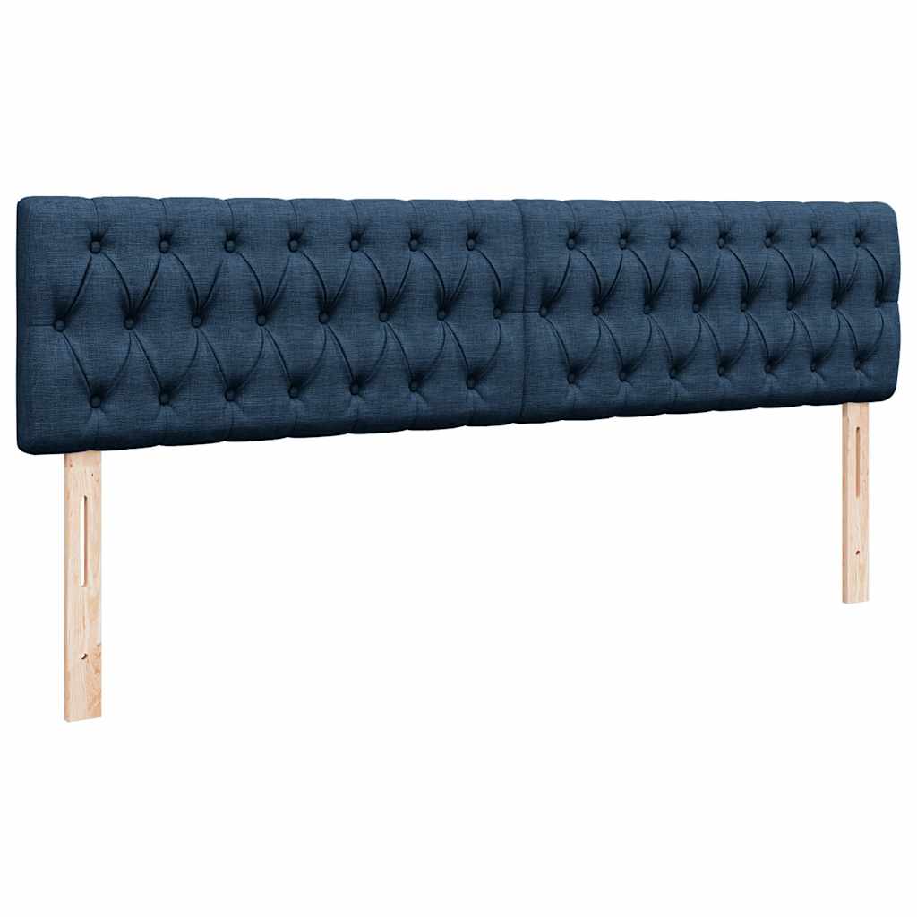 Ottoman bed met matras 160x200cm stof blauw is nu te koop bij PeponiXL, paradijselijk wonen!