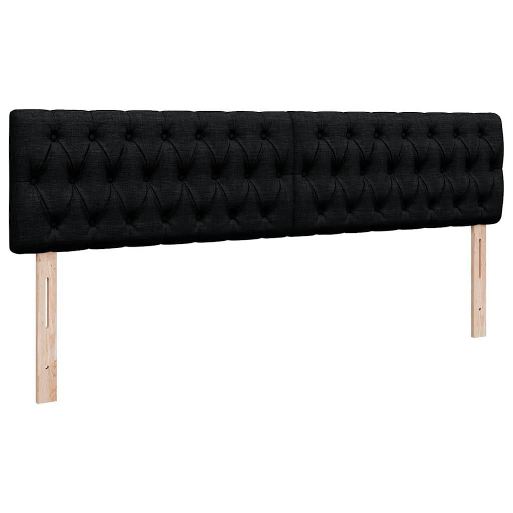 Ottoman bed met matras 180x200cm stof zwart is nu te koop bij PeponiXL, paradijselijk wonen!