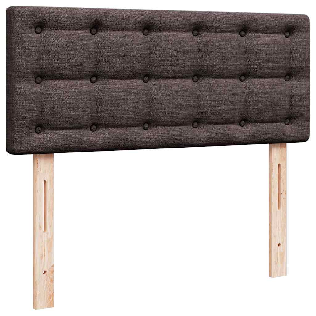 Ottoman bed met matras 120x190 cm stof donkerbruin is nu te koop bij PeponiXL, paradijselijk wonen!