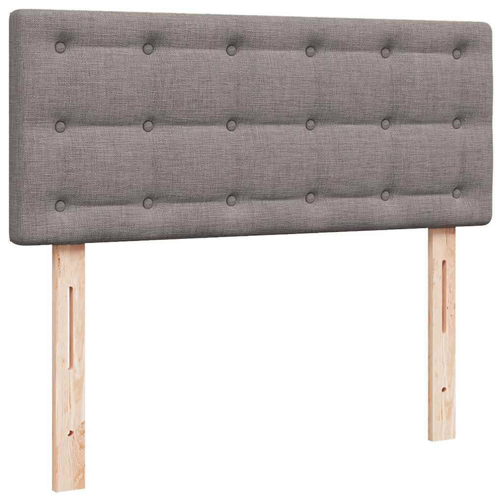Ottoman bed met matras 120x190 cm stof taupe is nu te koop bij PeponiXL, paradijselijk wonen!