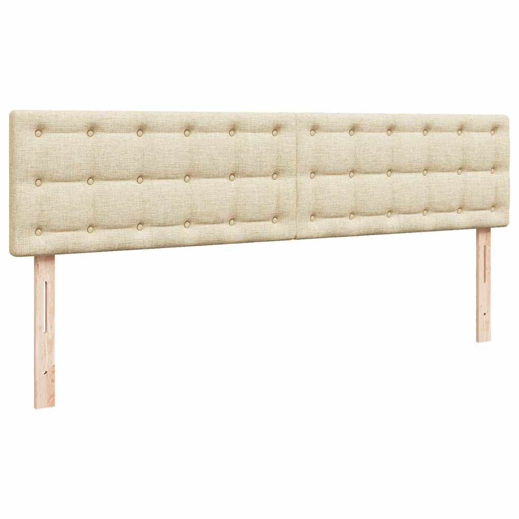 Ottoman bed met matras 160x200cm stof crèmekleurig is nu te koop bij PeponiXL, paradijselijk wonen!