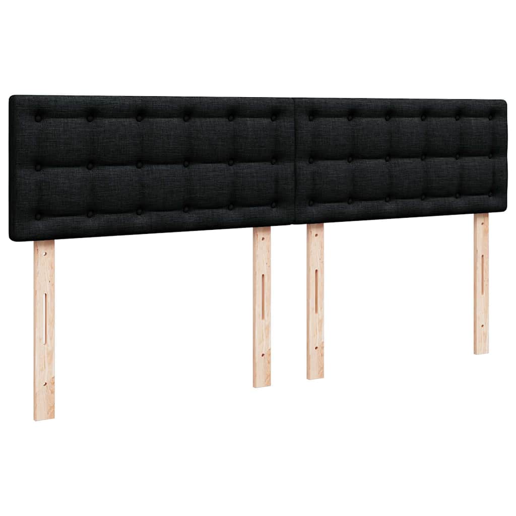 Ottoman bed met matras 180x200cm stof zwart is nu te koop bij PeponiXL, paradijselijk wonen!