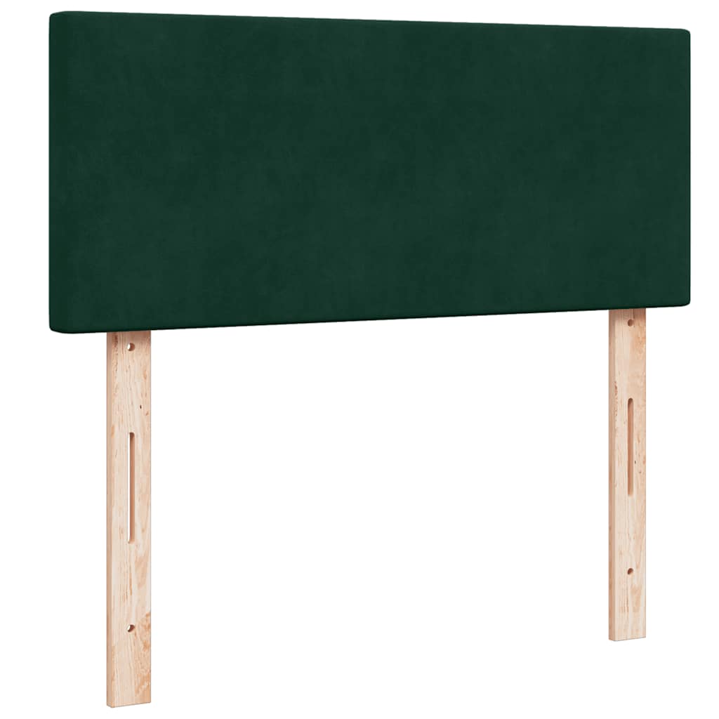 Ottoman bed met matras 120x200cm fluweel donkergroen is nu te koop bij PeponiXL, paradijselijk wonen!