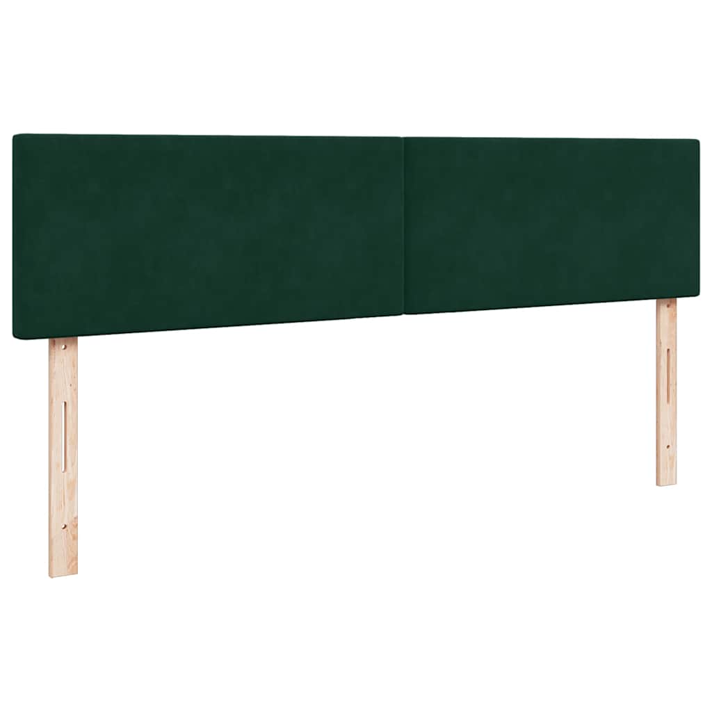 Ottoman bed met matras 200x200 cm fluweel donkergroen is nu te koop bij PeponiXL, paradijselijk wonen!