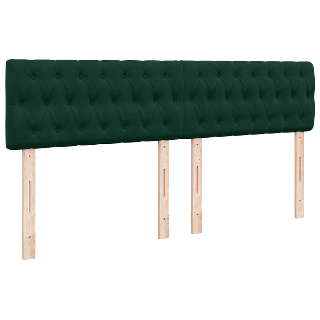 Ottoman bed met matras 180x200 cm fluweel donkergroen is nu te koop bij PeponiXL, paradijselijk wonen!