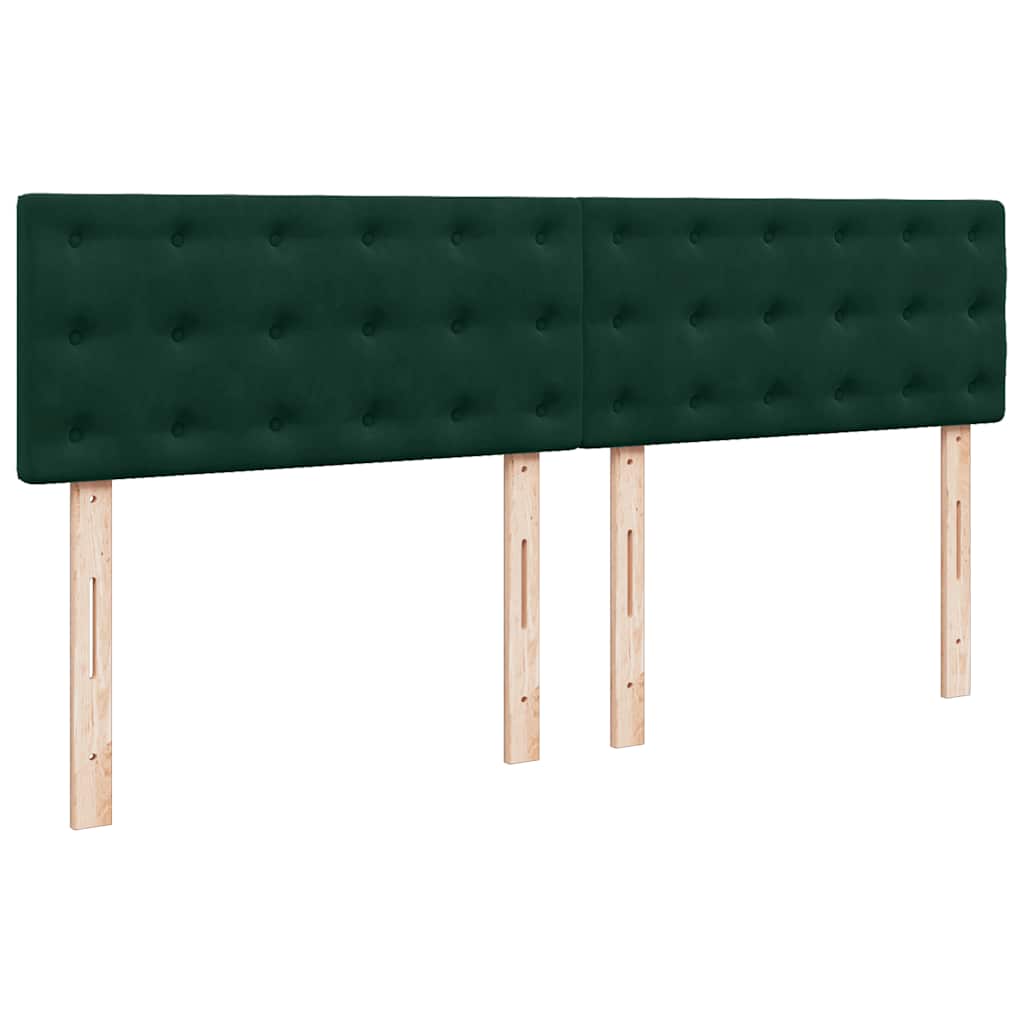 Ottoman bed met matras 180x200 cm fluweel donkergroen is nu te koop bij PeponiXL, paradijselijk wonen!