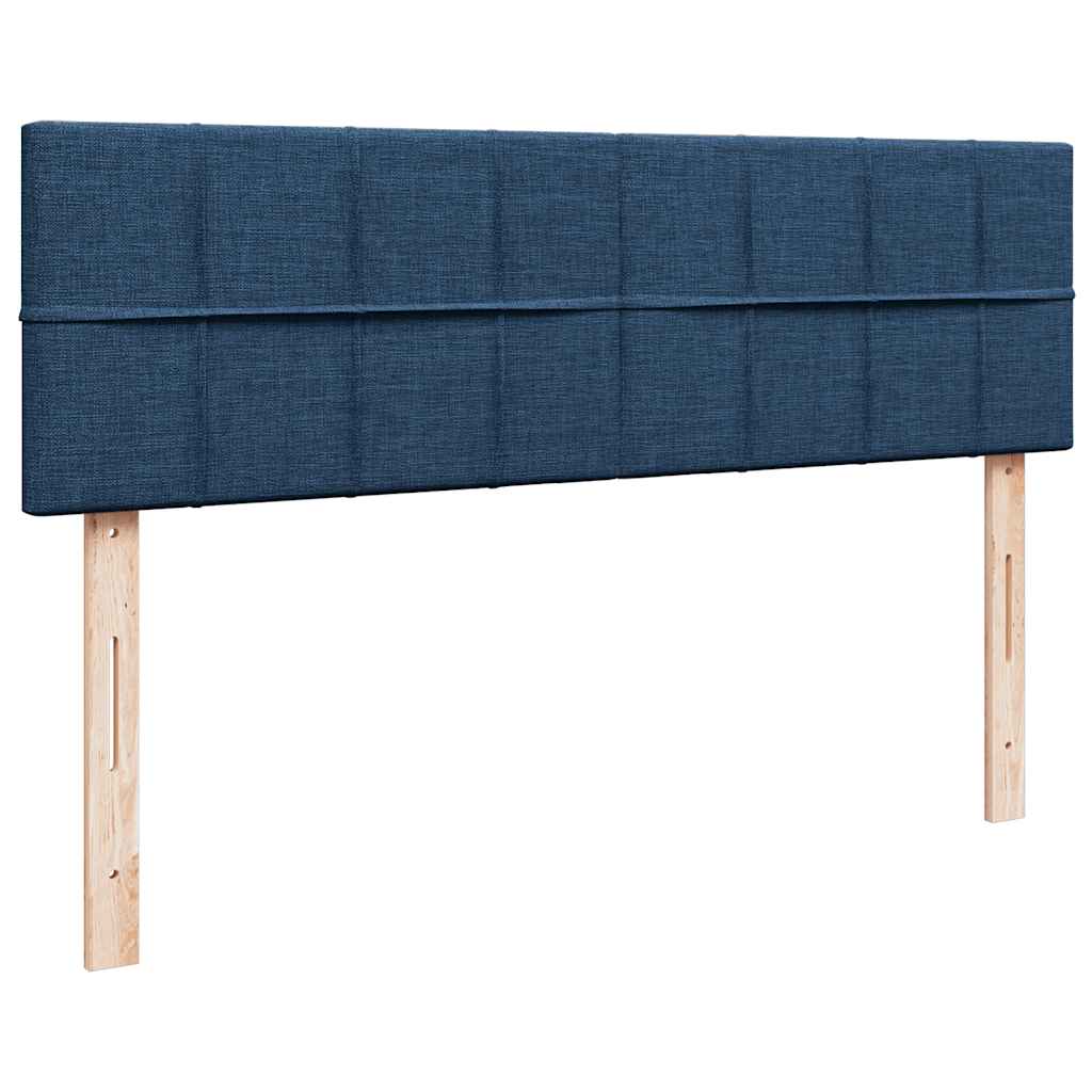 Ottoman bed met matrassen 160x200cm stof blauw