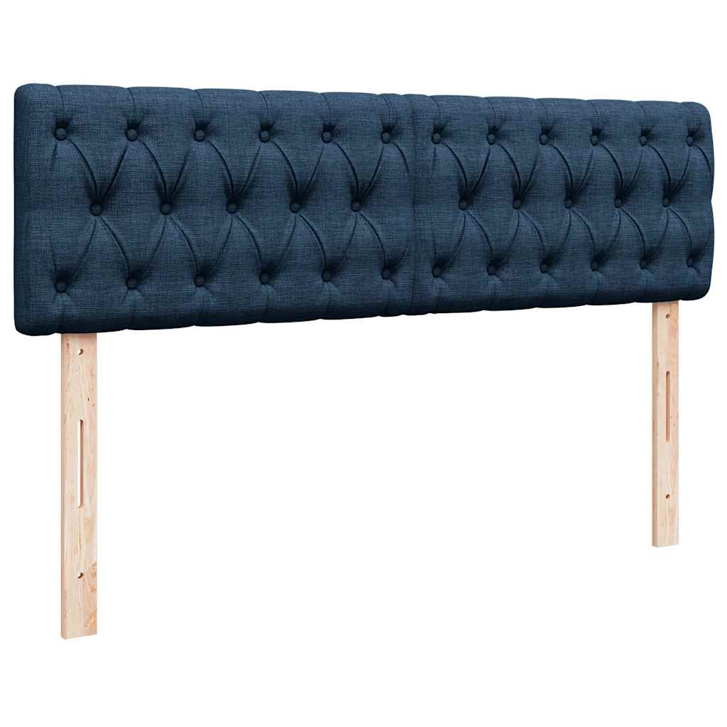 Ottoman bed met matrassen 160x200cm stof blauw is nu te koop bij PeponiXL, paradijselijk wonen!