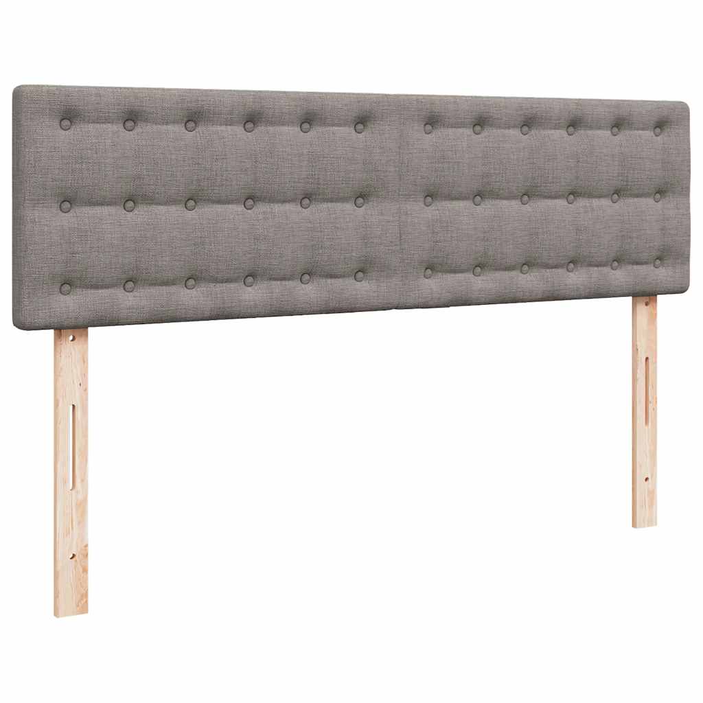 Ottoman bed met matrassen 160x200cm stof taupe is nu te koop bij PeponiXL, paradijselijk wonen!