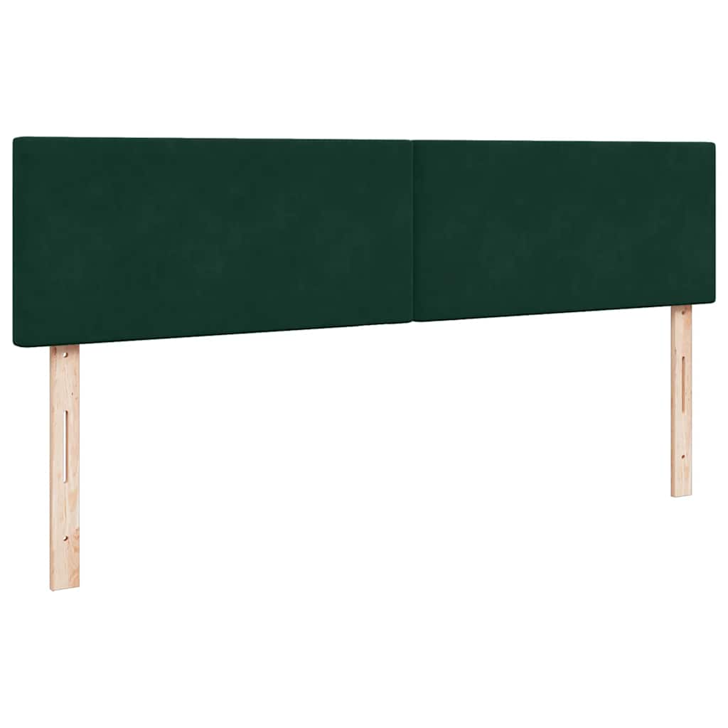 Ottoman bed met matrassen 200x200cm fluweel donkergroen is nu te koop bij PeponiXL, paradijselijk wonen!