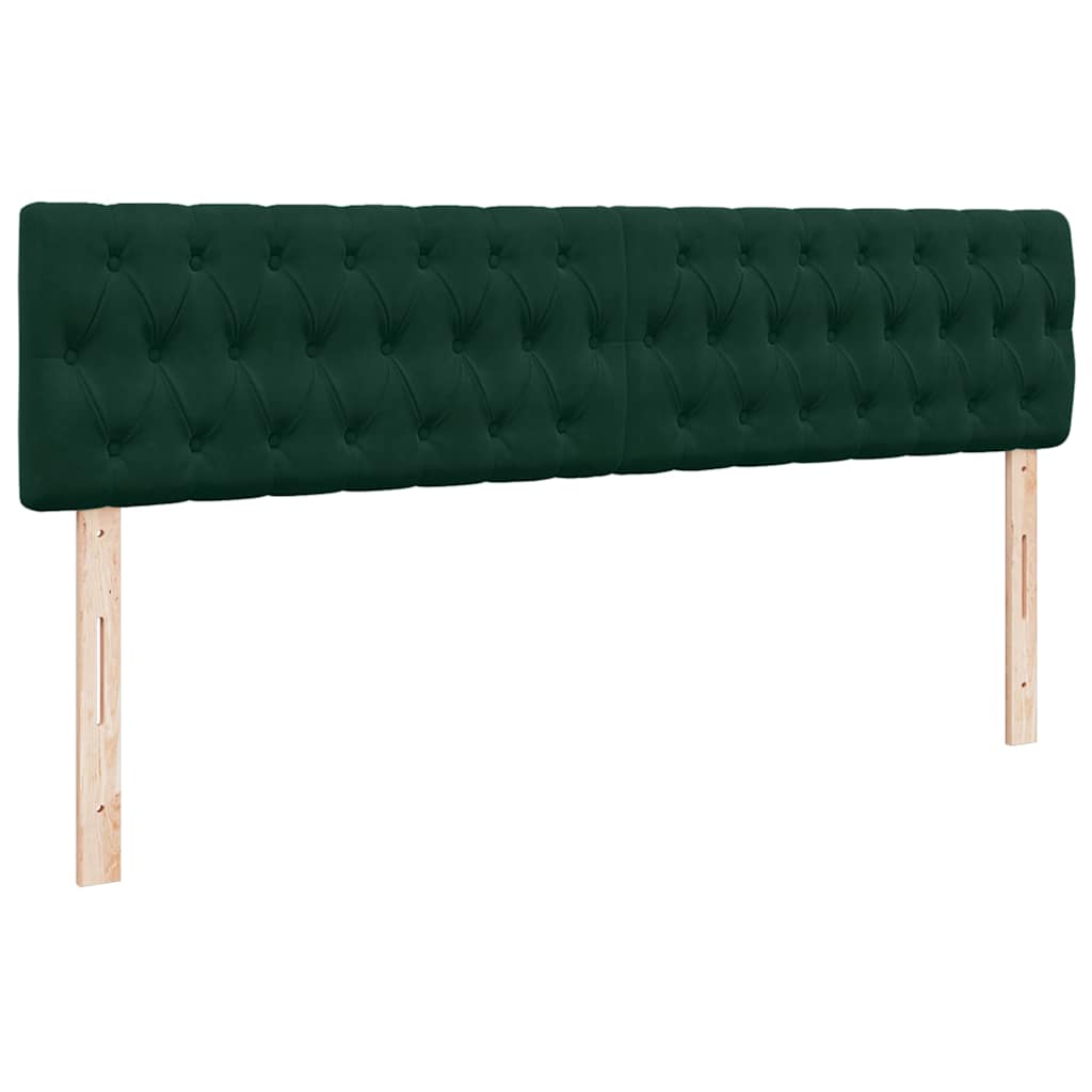 Ottoman bed met matrassen 200x200cm fluweel donkergroen is nu te koop bij PeponiXL, paradijselijk wonen!