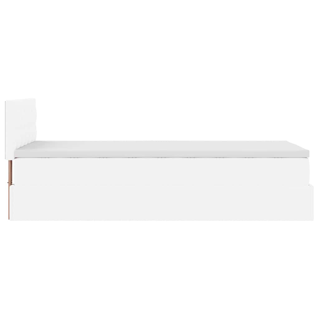 Ottoman bed met matrassen en LED's 100x200cm kunstleer is nu te koop bij PeponiXL, paradijselijk wonen!