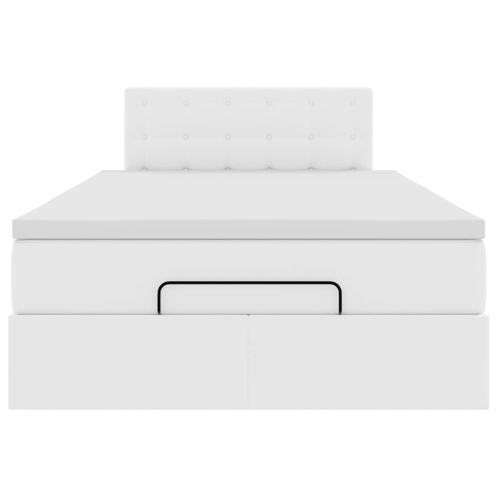 Ottoman bed met matrassen en LED's 120x200cm kunstleer is nu te koop bij PeponiXL, paradijselijk wonen!