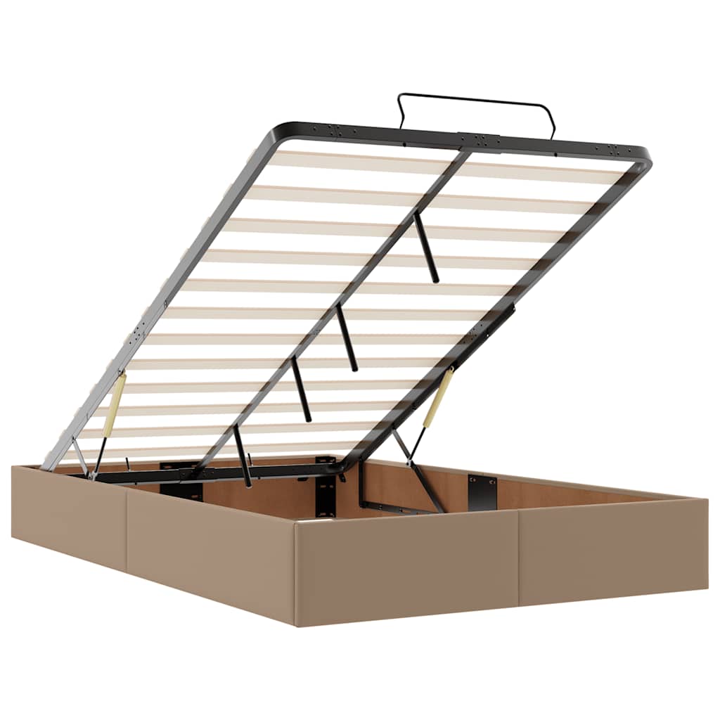 Ottoman bed met matrassen en LED's 120x200cm kunstleer is nu te koop bij PeponiXL, paradijselijk wonen!