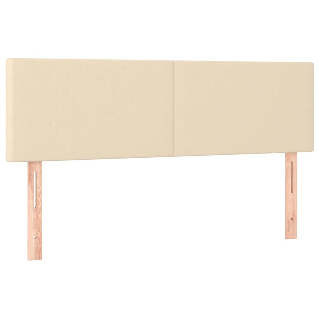 Bed poef met matras en LED's stof 140x190 cm crème is nu te koop bij PeponiXL, paradijselijk wonen!