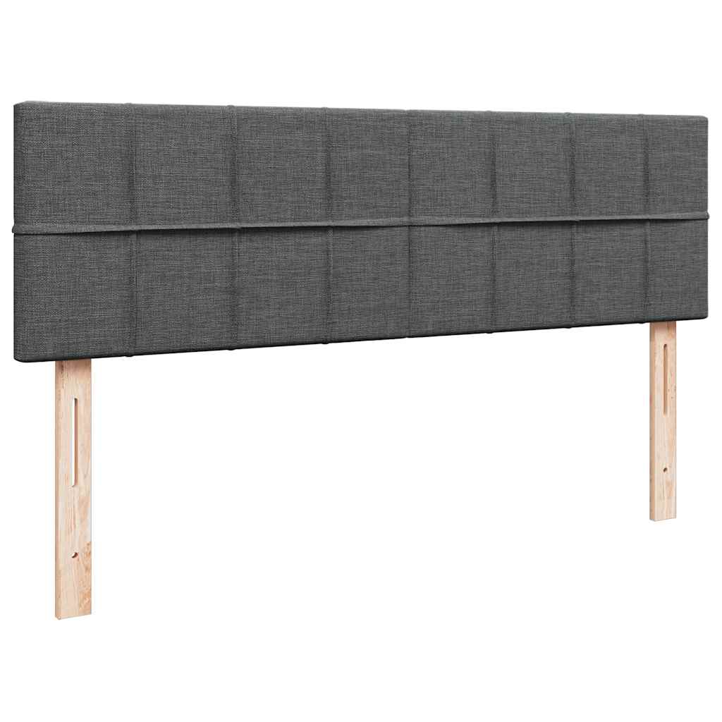 Ottoman bed met matras en LED's 160x200cm stof donkergrijs is nu te koop bij PeponiXL, paradijselijk wonen!