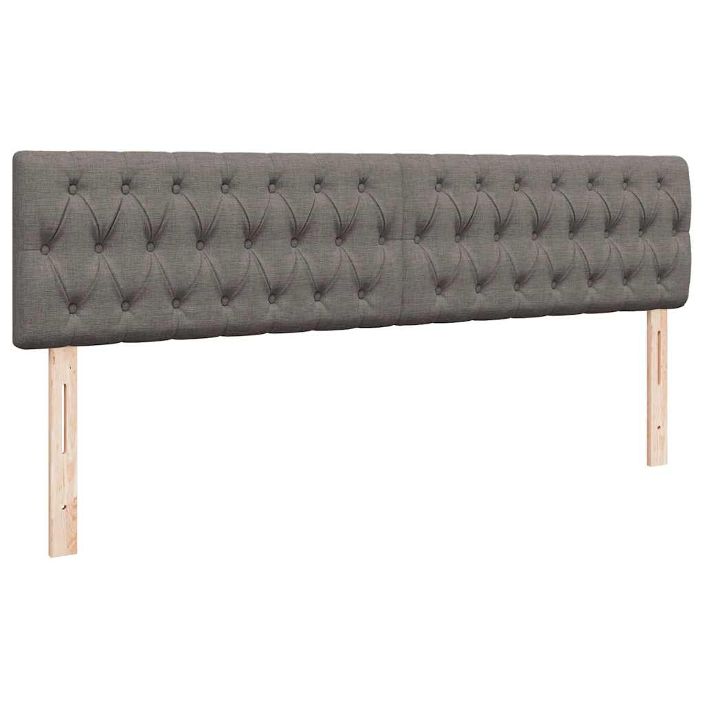 Ottoman bed met matras en LED's 160x200cm stof taupe is nu te koop bij PeponiXL, paradijselijk wonen!