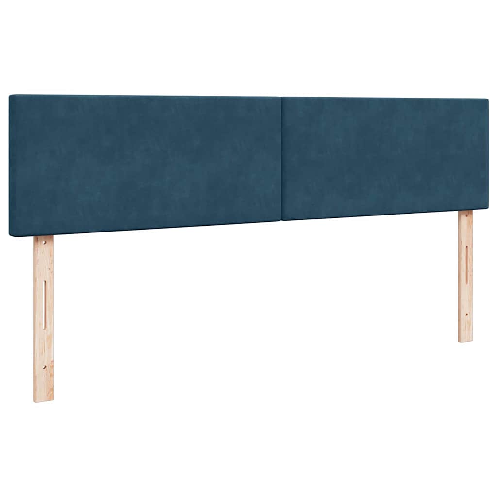 Ottoman bed met matras en LED's 180x200 cm fluweel donkerblauw is nu te koop bij PeponiXL, paradijselijk wonen!