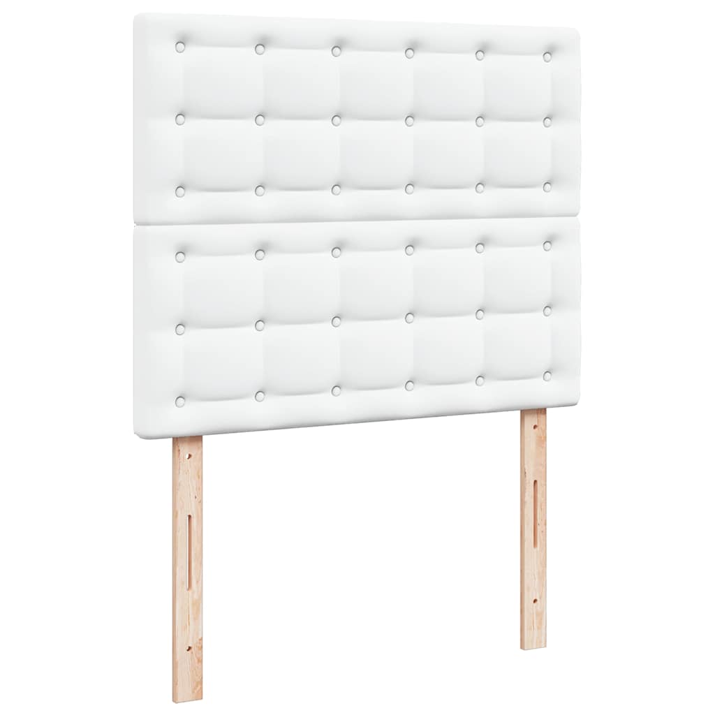 Ottoman bed met matras 120x200cm kunstleer wit is nu te koop bij PeponiXL, paradijselijk wonen!